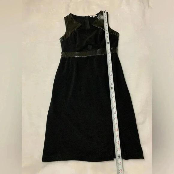 JustFab Lexie Bodycon Dress Casual Black Size L - Picture 9 of 15